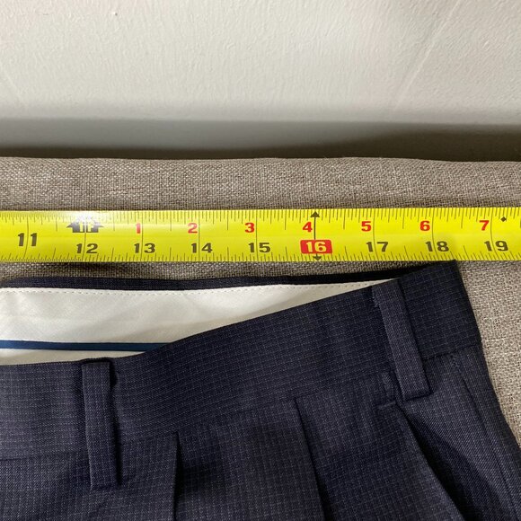 Ralph Ralph Lauren Dress Pants Men's 38 x 32 Mid Rise Blue Business Office - Picture 10 of 14